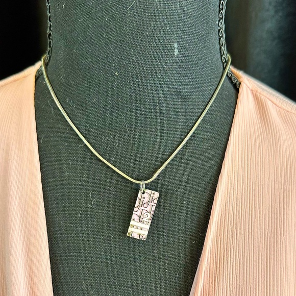 Dior Jewelry - Christian Dior Pink and Silver Trotter Charm pendant necklace. GREAT GIFT